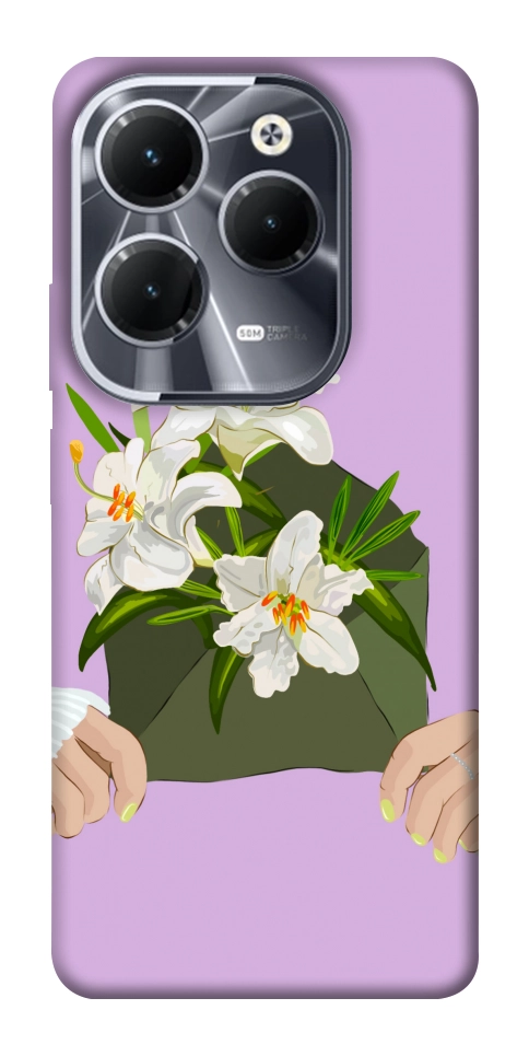 Чехол Flower message для Infinix Hot 40 Pro