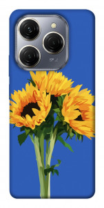 Чохол Bouquet of sunflowers для TECNO Spark 20 Pro