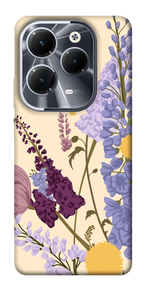 Чехол Flowers art для Infinix Hot 40