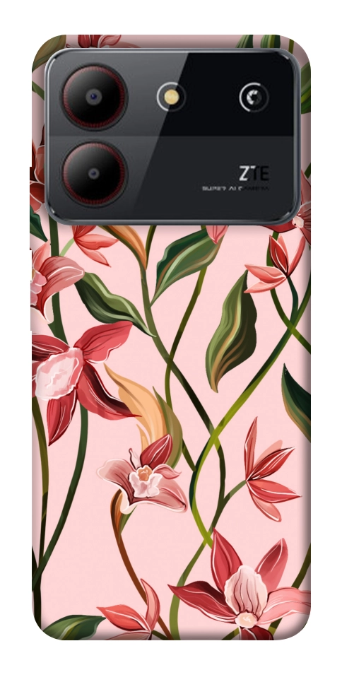 Чохол Floral motifs для ZTE Blade A54 4G