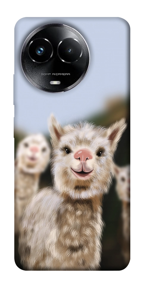 Чохол Funny llamas для Realme C67 4G