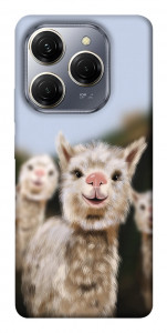 Чохол Funny llamas для TECNO Spark 20 Pro