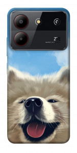 Чохол Samoyed husky для ZTE Blade A54 4G