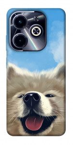 Чехол Samoyed husky для Infinix Hot 40i