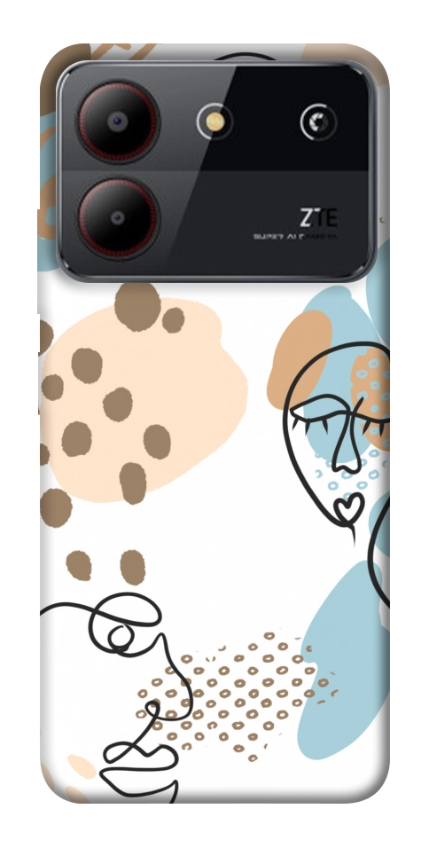 Чохол Face pattern для ZTE Blade A54 4G