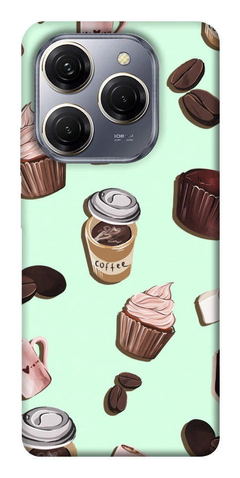 Чехол Coffee and sweets для TECNO Spark 20 Pro