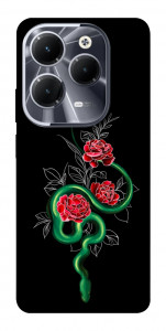 Чохол Snake in flowers для Infinix Hot 40