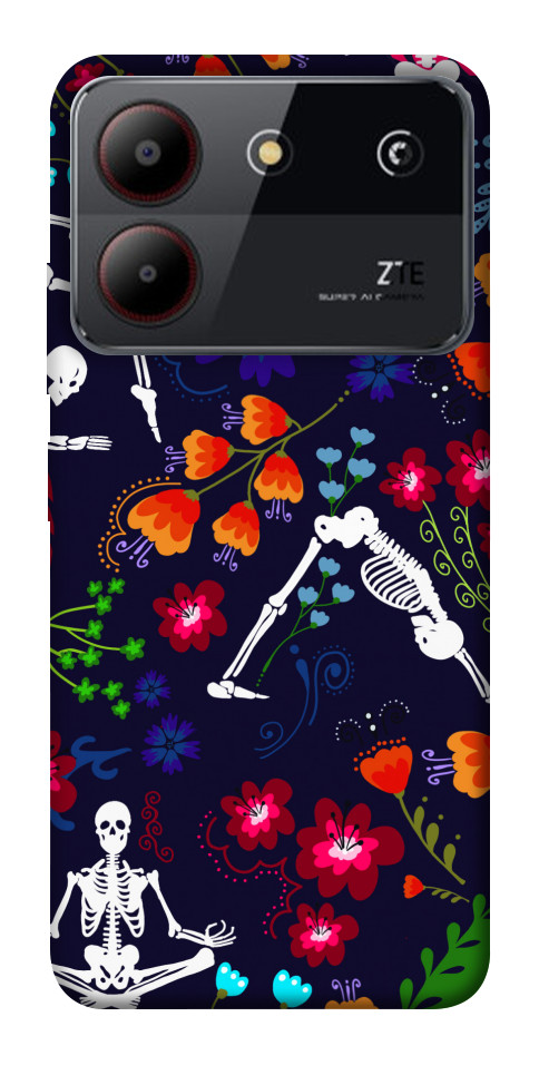 Чохол Yoga skeletons для ZTE Blade A54 4G