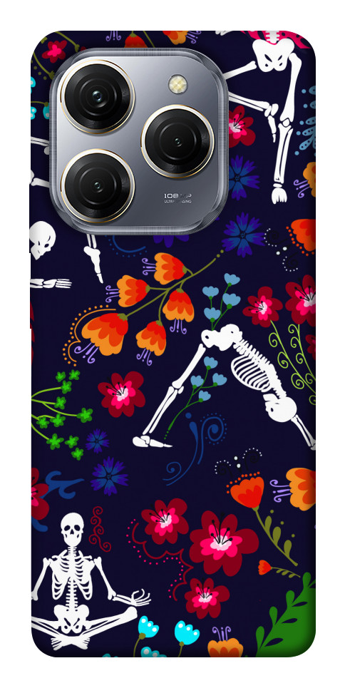 Чохол Yoga skeletons для TECNO Spark 20 Pro