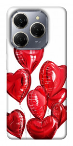 Чохол Heart balloons для TECNO Spark 20 Pro