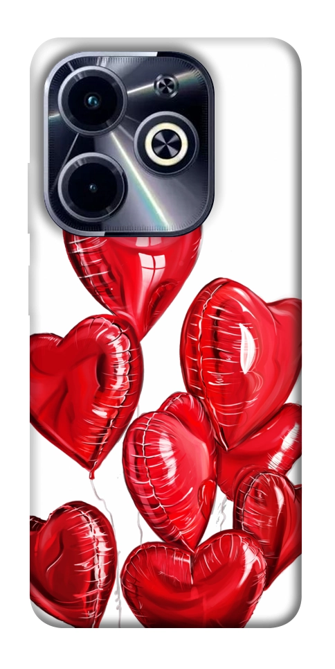 Чехол Heart balloons для Infinix Hot 40i