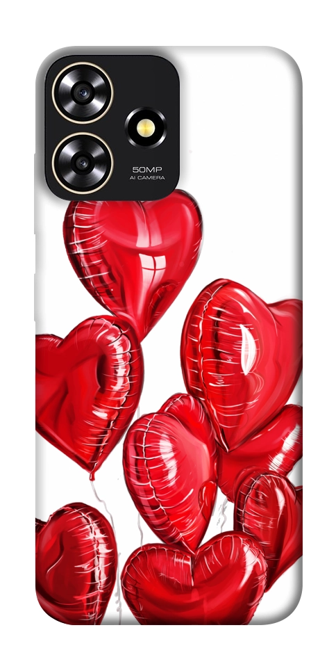 Чехол Heart balloons для ZTE Blade A73 4G