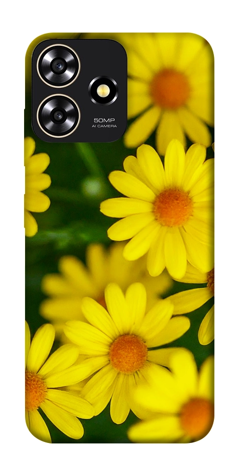 Чехол Yellow chamomiles для ZTE Blade A73 4G