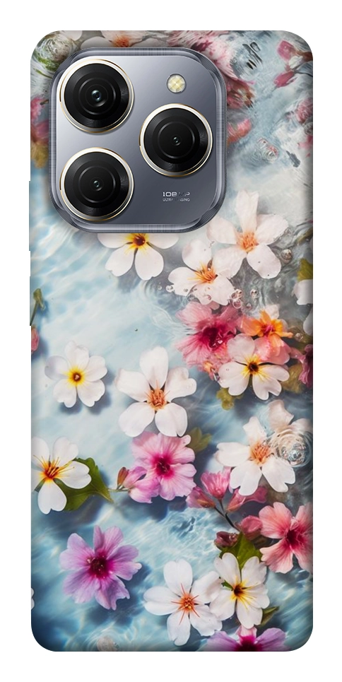 Чохол Floating flowers для TECNO Spark 20 Pro