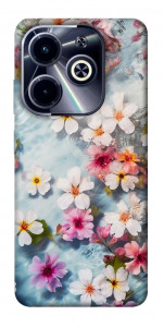 Чехол Floating flowers для Infinix Hot 40i