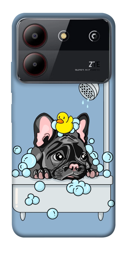 Чохол Dog in shower для ZTE Blade A54 4G