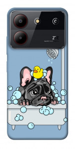 Чехол Dog in shower для ZTE Blade A54 4G