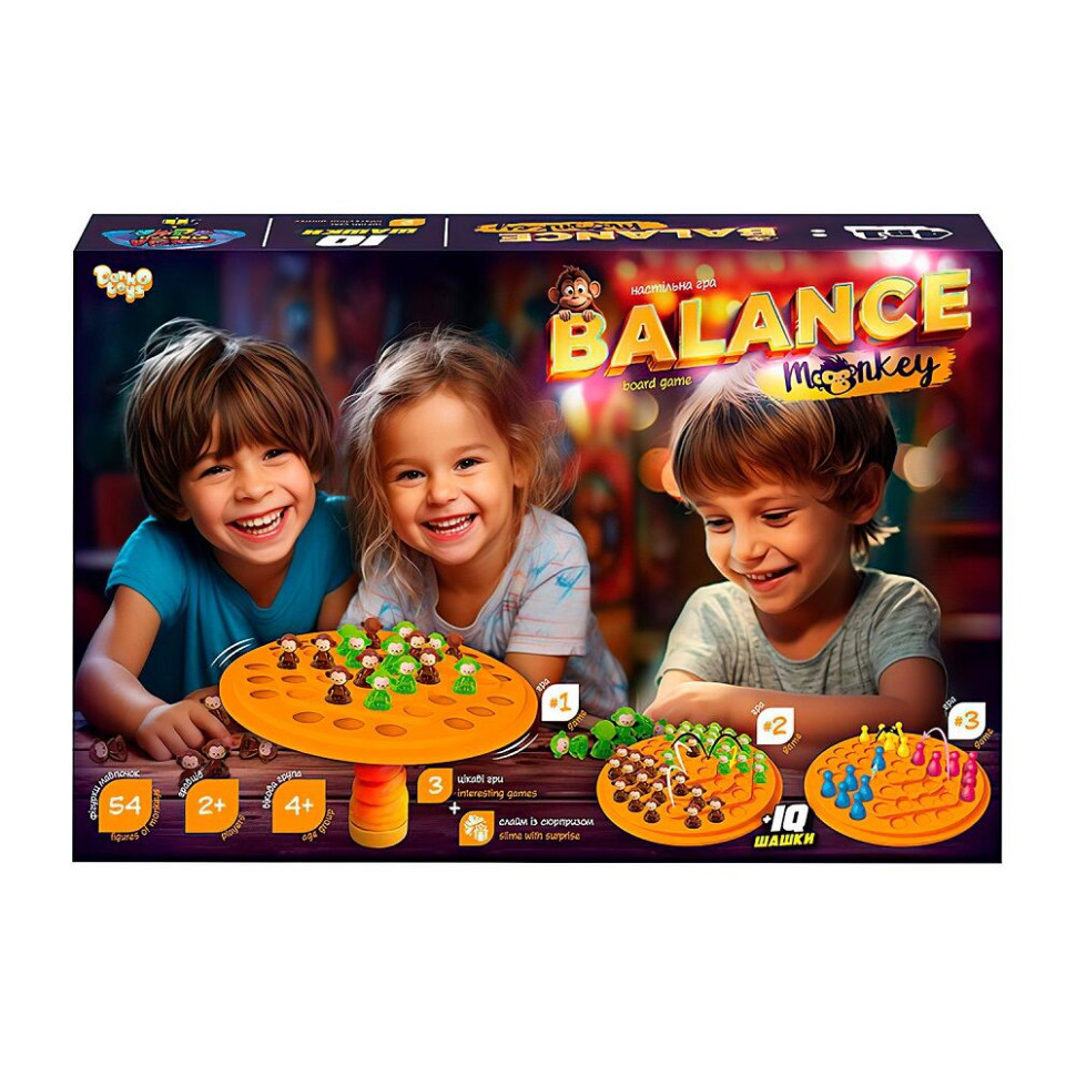 Розвиваюча настільна гра "Balance Monkey" Danko Toys BalM-02