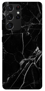 Чехол Черный мрамор для Galaxy S21 Ultra