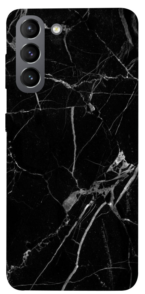 Чехол Черный мрамор для Galaxy S21