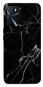 Чехол Черный мрамор для Oppo A16 4G