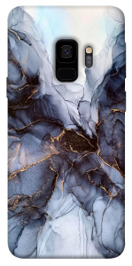 Чехол Черно-белый мрамор для Galaxy S9