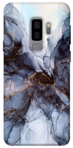 Чехол Черно-белый мрамор для Galaxy S9+