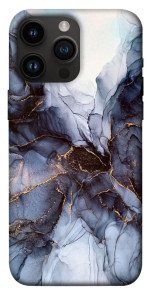 Чехол Черно-белый мрамор для iPhone 14 Pro Max