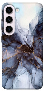 Чехол Черно-белый мрамор для Galaxy S23+