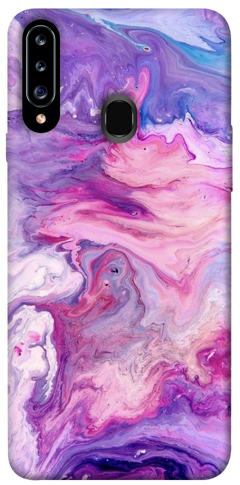 Чохол Рожевий мармур 2 для Galaxy A20s (2019)
