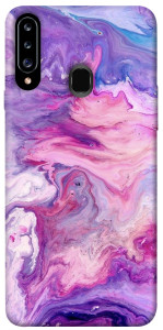 Чехол Розовый мрамор 2 для Galaxy A20s (2019)