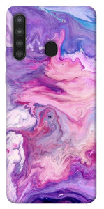 Чехол Розовый мрамор 2 для Galaxy A21