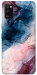 Чехол Розово-голубые разводы для Galaxy A41 (2020)