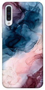 Чехол Розово-голубые разводы для Samsung Galaxy A50 (A505F)