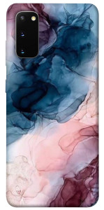 Чохол Рожево-блакитні розводи для Galaxy S20 (2020)