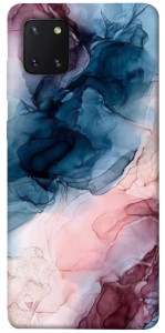 Чехол Розово-голубые разводы для Galaxy Note 10 Lite (2020)