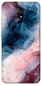 Чехол Розово-голубые разводы для Xiaomi Redmi 8a