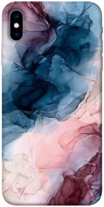 Чохол Рожево-блакитні розводи для iPhone XS