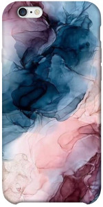 Чехол Розово-голубые разводы для iPhone 6 plus (5.5'')