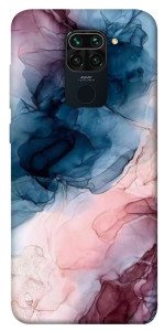 Чехол Розово-голубые разводы для Xiaomi Redmi 10X