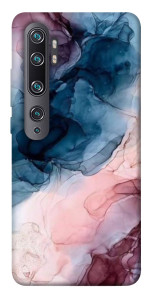 Чехол Розово-голубые разводы для Xiaomi Mi Note 10 Pro