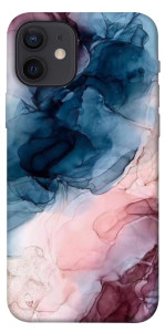 Чохол Рожево-блакитні розводи для iPhone 12