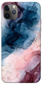 Чехол Розово-голубые разводы для iPhone 12 Pro