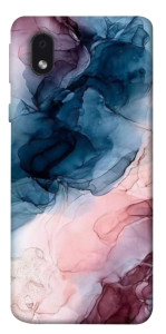 Чехол Розово-голубые разводы для Samsung Galaxy M01 Core