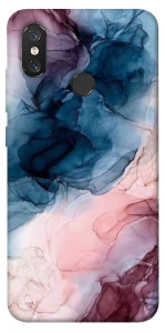 Чехол Розово-голубые разводы для Xiaomi Mi 8