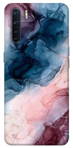 Чохол Рожево-блакитні розводи для Oppo A91