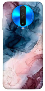 Чохол Рожево-блакитні розводи для Xiaomi Poco X2