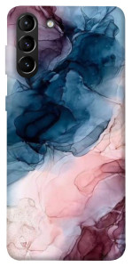 Чохол Рожево-блакитні розводи для Galaxy S21+