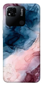 Чехол Розово-голубые разводы для Xiaomi Redmi 10A
