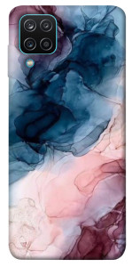 Чехол Розово-голубые разводы для Galaxy M12